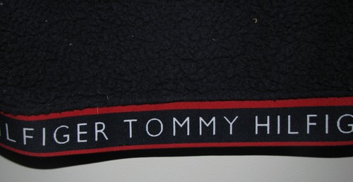 Tommy Hilfiger Girls Full Zip Fuzzy Jacket Hoodie navy blue 12-14 - Picture 4 of 4