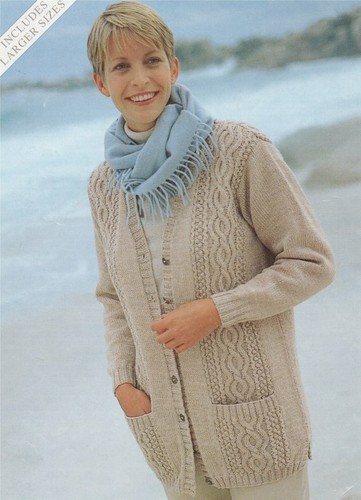 Ladies Knitting Patterns Copy long line 