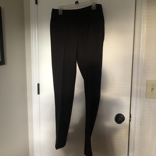 Haggar 30 x 32 Black Slim Fit Mens Dress Pants - Picture 2 of 5