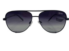 Quay Australia Polarized High Key Fade Lens Micro Aviator Sunglasses 50mm