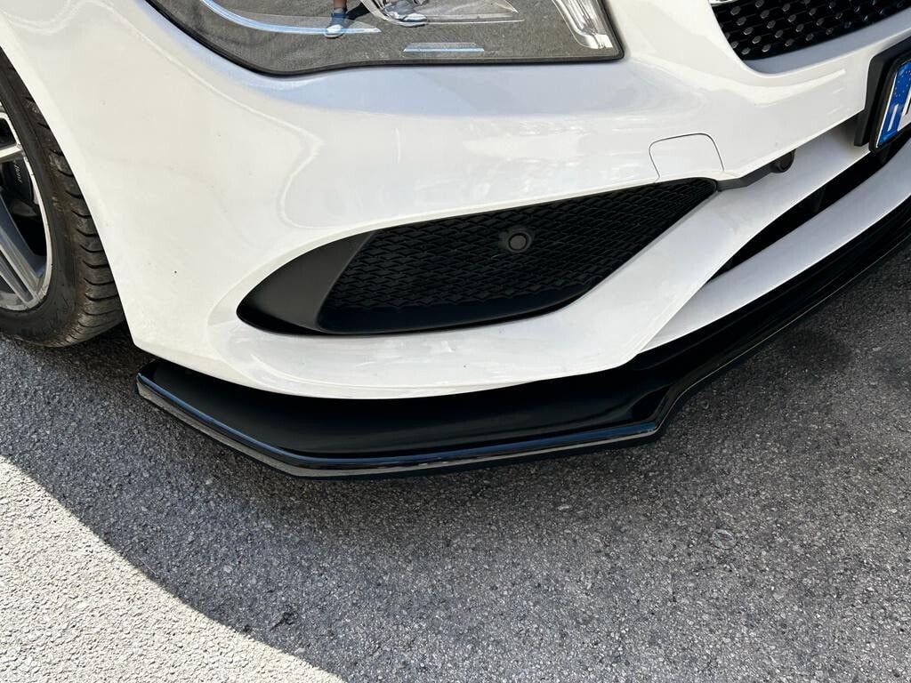 AUDI A1 GB 2018+ SPLITTER PARAURTI ANTERIORE NERO LUCIDO LOOK RS