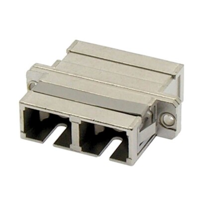 SC-SC Multimode Duplex Fiber Optic Coupler Coupling Adapter Metal Connector