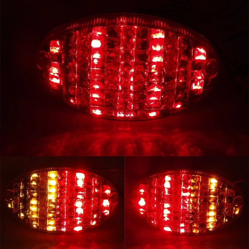 Motocycle Taillight Turn Signals Integrated LED For BUELL Firebolt XB9R XB12R - Image 3 of 3