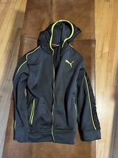 Puma Boys Jacket with Hood size Small in gray