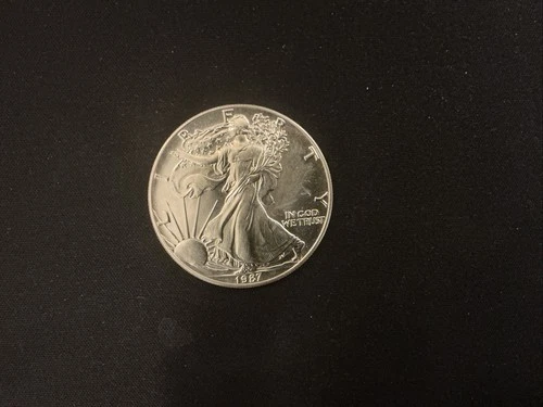 1987 1 oz  .999 Fine Silver American Eagle (Brilliant Uncirculated)