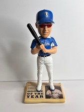 Mike Trout Signed FOCO Headline Newspaper Base Angels All-Star Bobblehead #300