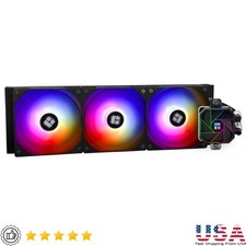 AIO Liquid Cooler 120mm ARGB CPU Water Cooling System Pump W/ RGB Sync New