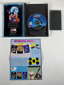 Lunar: Eternal Blue (Sega CD, 1995) Complete CIB Reg Card & Foam Tested - MINTY!