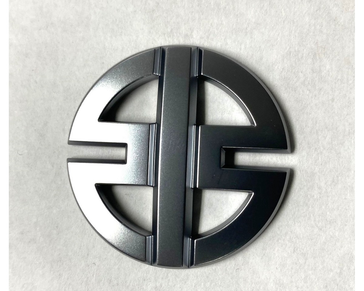 Kawasaki River Mark KHI Logo Emblem Decal Universal Fit Silver