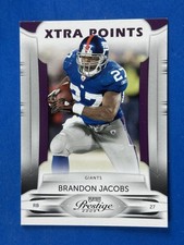 2009 Playoff Prestige Xtra Points Purple #65 Brandon Jacobs New York Giants #/50