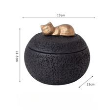 Funeral Urn for Pets Cement Dog Cat Funeral Box Cremation Urns Memorial Ash Urns