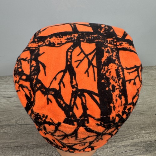Cabela's L Gore-Tex Thinsulate Blaze Orange Camo Hunting Trapper Hat Earflaps - Picture 12 of 18