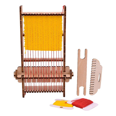 Wooden Weaving Loom Weaving Loom Kit Craft Weaving Art Handmade Educational with