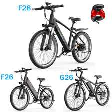 Electric Bike 1500W Mountain E bike 25 MPH 26" Tire City Bike for Teens Adults