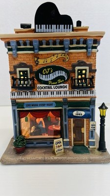 Lemax Village Collection  CJ's Piano Bar & Cocktail Lounge  Retired RARE & NEW