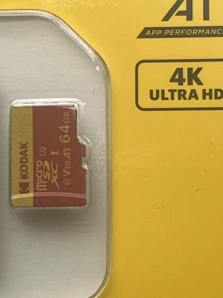 Micro SD Card 64gb Kodak Ultra 4K Full HD ideal for smart home security cameras  - Image 2 of 3