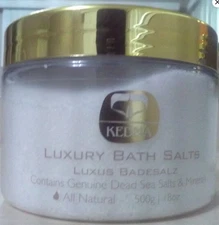 KEDMA LUXURY BATH SALTS-DEAD SEA SALTS & MINERLAS-18 oz / 500 g-BRAND NEW-SEALED
