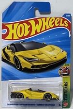 2026 Hot Wheels 16 Lamborghini Centenario Roadster 2/250 Exoticars 1/10 Yellow