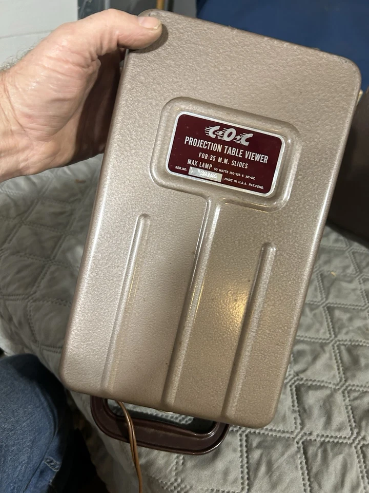 Vintage COC 35mm Slide Projection Table Viewer In Good Condition - Image 3 of 4