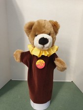 Alte Steiff Handpuppe Teddy  KFS  Nr.: 252006 Größe ca 28 cm