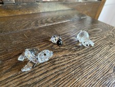 Swarovski Crystal Figurine Bundle / Collection. Seal, Dog And Ladybird