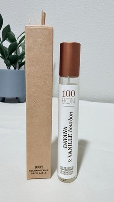 100 Bon Davana & Vanille Bourbon Eau De Cologne 15ml Spray Fragrance NEW