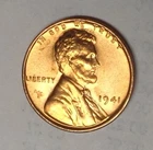 1941-P Lincoln Wheat Penny Cent Red BU Uncirculated From Original Roll A GEM