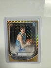 2025-26 Bowman Chrome Liam Mcneeley Rc Auto Autograph Gold /50 Hornets