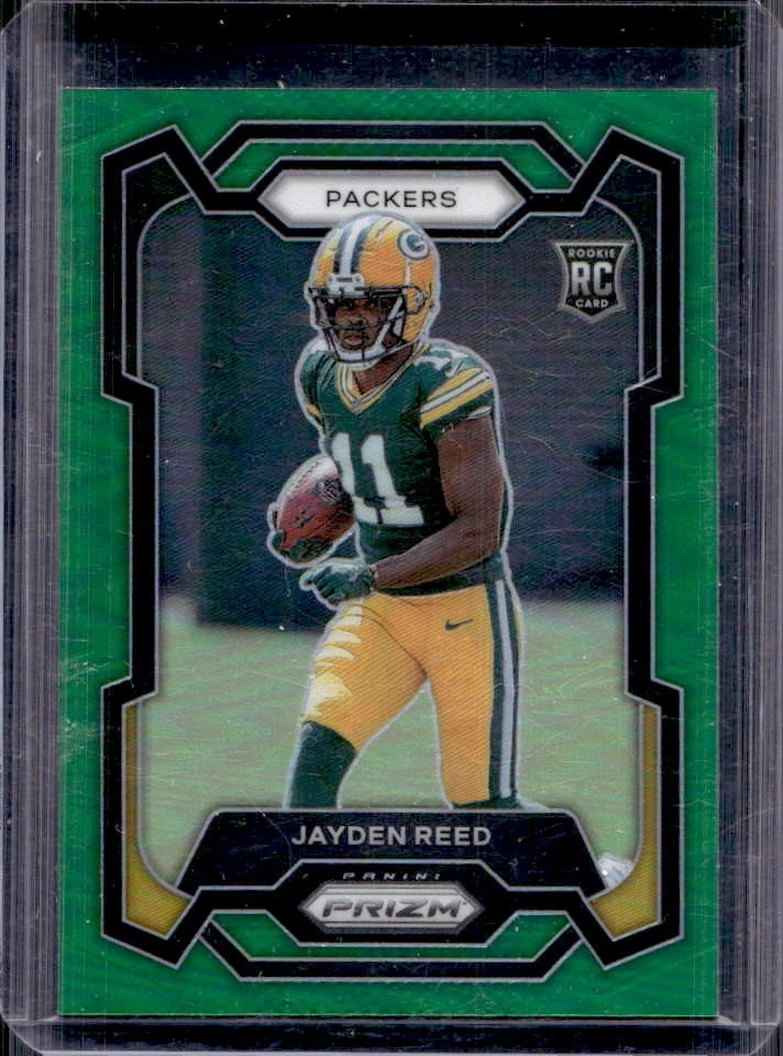 2023 Prizm Jayden Reed RC Green Rookie #334 Packers