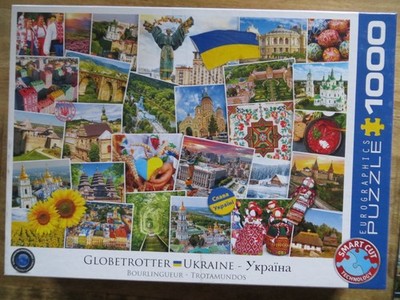 Eurographics Puzzle Ukraine 1000 Teile Globetrotter 48x68 cm 6000-5753 komplett