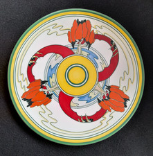 Clarice Cliff Centenary Bizarre pattern Solitude Large 12" Decorative Plate Ltd