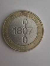 2007 UK £2 Two Pounds Coin Abolition of the Slave Trade 1807-2007 Edge