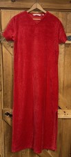 Vintage 90  s Victoria  s Secret Country Red Velvet Nightgown Cottagecore Womens M