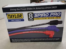 Taylor Ignition 74258 8mm Spiro Pro Ignition Wire Set Custom Fit Red Taylor Ignition 74258 8mm Spiro Pro Ignition Wire Set Custom Fit Red