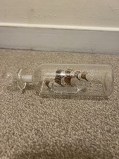 Mayflower Glass Ship In A Bottle (No Stand for Display) Glass Bottle