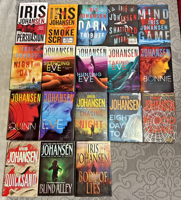 Iris Johansen Eve Duncan Series Lot of 18 Hardback Novels