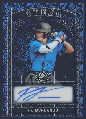 2024 Leaf Trinity #S-PJM PJ Morlando Steel Autograph /5 SN,AU