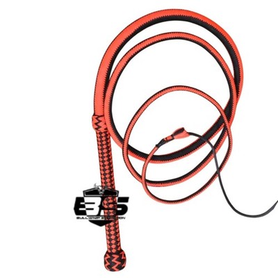 Nylon Paracord Braided Stock whip 4FT-16FT 16-Strand Handcrafted Training