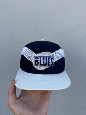 Vintage 90s Auckland Blues New Zealand Rugby Hat Snapback Wool Rare