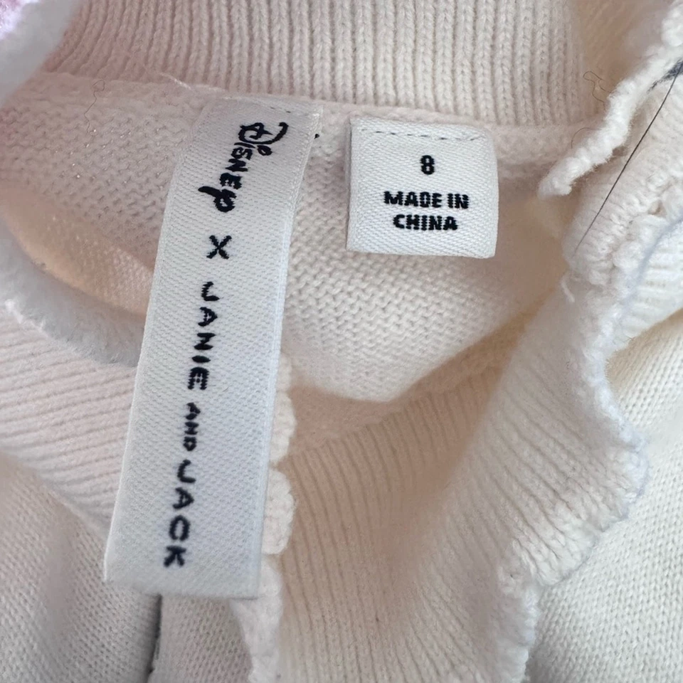 Suéter Disney X Janie and Jack 8 Elsa Blanco Azul Brillante y Diadema Algodón Simulado Foto 2 de 4