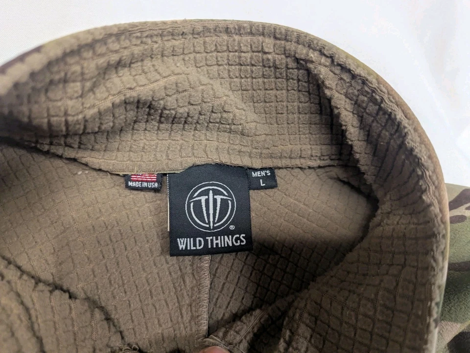 Wild Things Tactical LG Multicam Hybrid Combat Soft Shell SO 1.0 RARO Bolsillo con Cremallera Foto 4 de 4
