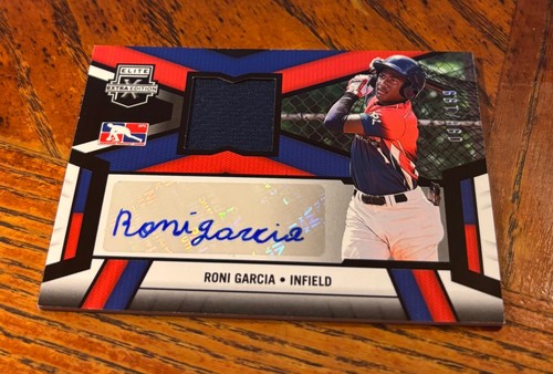 2023 Elite Extra Edition DPL Material Signatures #DMS-RG Roni Garcia 095/199 - Afbeelding 3 van 3