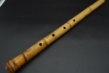 Japanese antique Vintage Shakuhachi Flute Instrument length 65.0cm Bamboo Japan