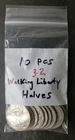 Bag of 10 50c Walking Liberty Silver Half Dollars