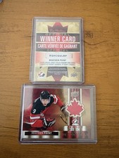 2021-22 Upper Deck Tim Hortons Team Canada Jersey Relic Redemption Brayden Point