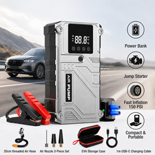 99800mah Car Jump Starter w/Air Compressor Jump Box Power Bank Battery Charger