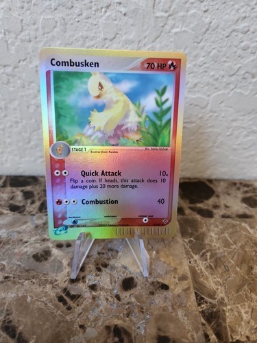2003 Combusken 25/97 EX Dragon Reverse Holo Pokemon Card rare vintage MINT