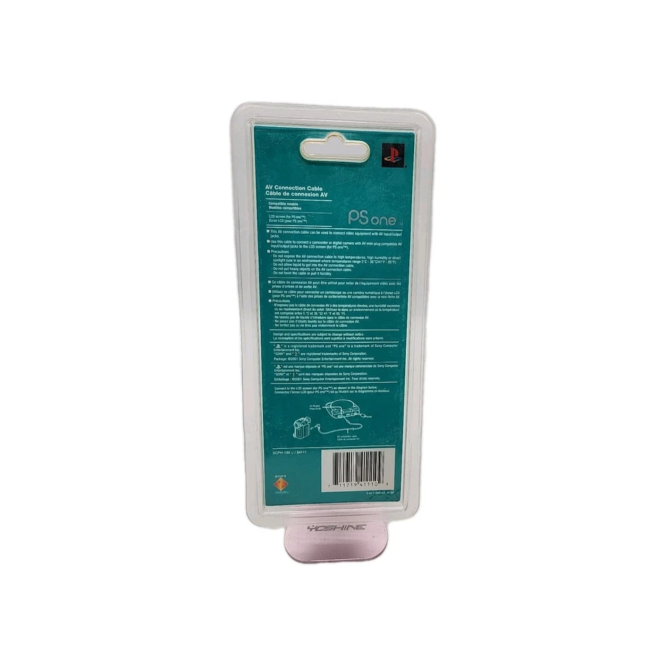 Sony PS One AV Connection Cable SCPH-180 U - PlayStation PS1 - Genuine OEM NOS! - Image 2 of 2