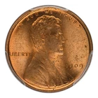 1909 Lincoln Wheat Cent PCGS MS-64 RD