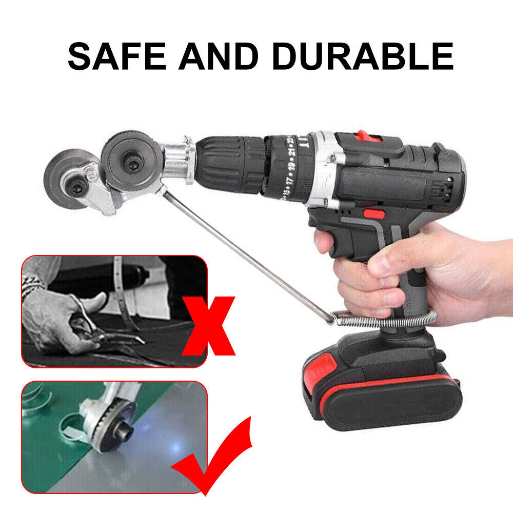 Electric Drill Plate Cutter Sheet Metal Nibbler Precise Cutting Sheet ...